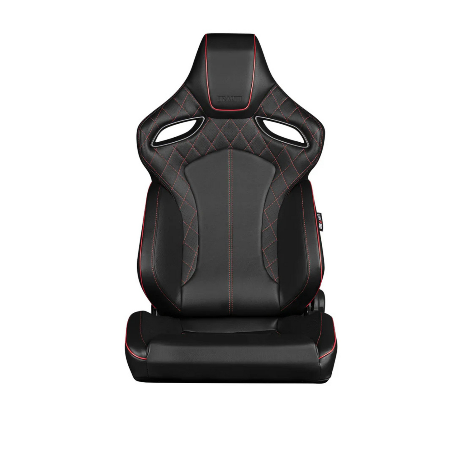 BRAUM Orue Seats (Reclining Black w/ Diamond / Leatherette) White or Red Stitching