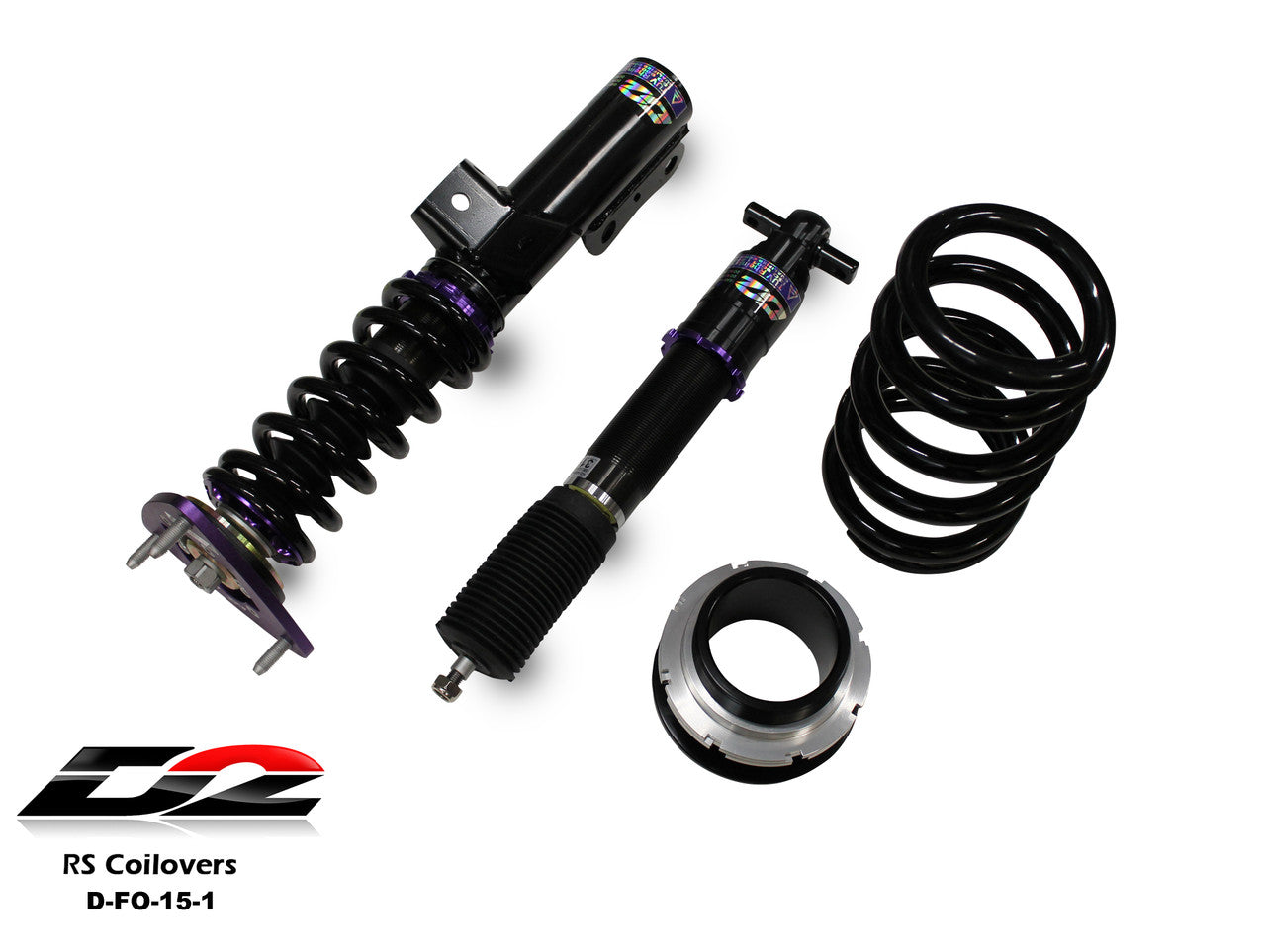 D2 Racing RS Coilovers for 2015-2023 Ford Mustang