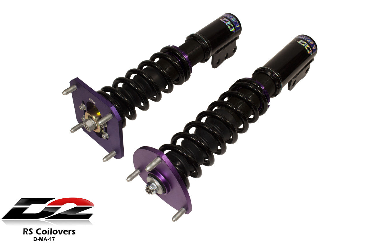 D2 Racing RS Coilovers for 1988-1992 Mazda MX-6 / 88-92 Mazda 626 / 88-92 Mazda Probe