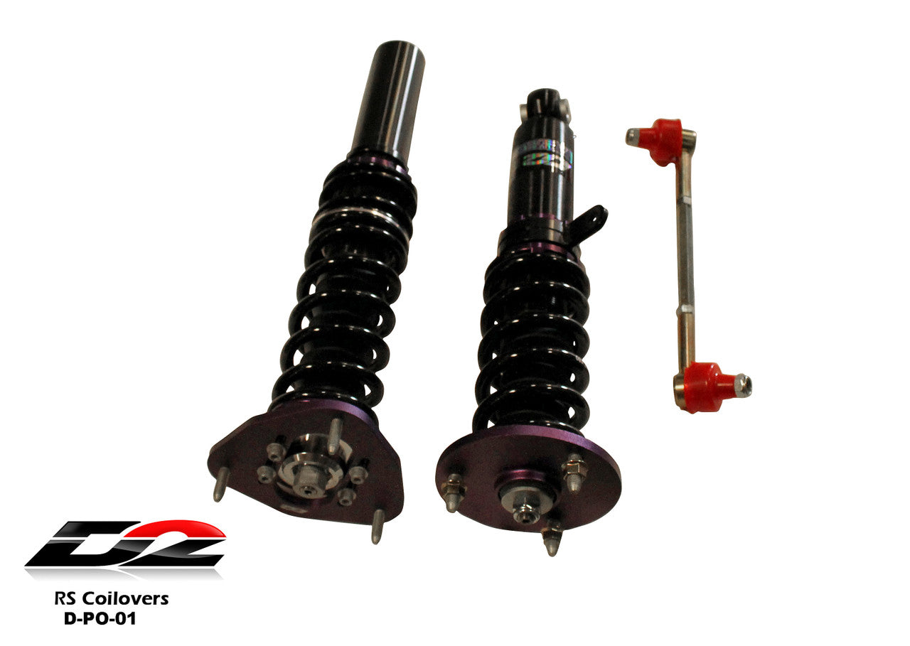 D2 Racing RS Coilovers for 1999-2005 Porsche 996 911 (2WD)