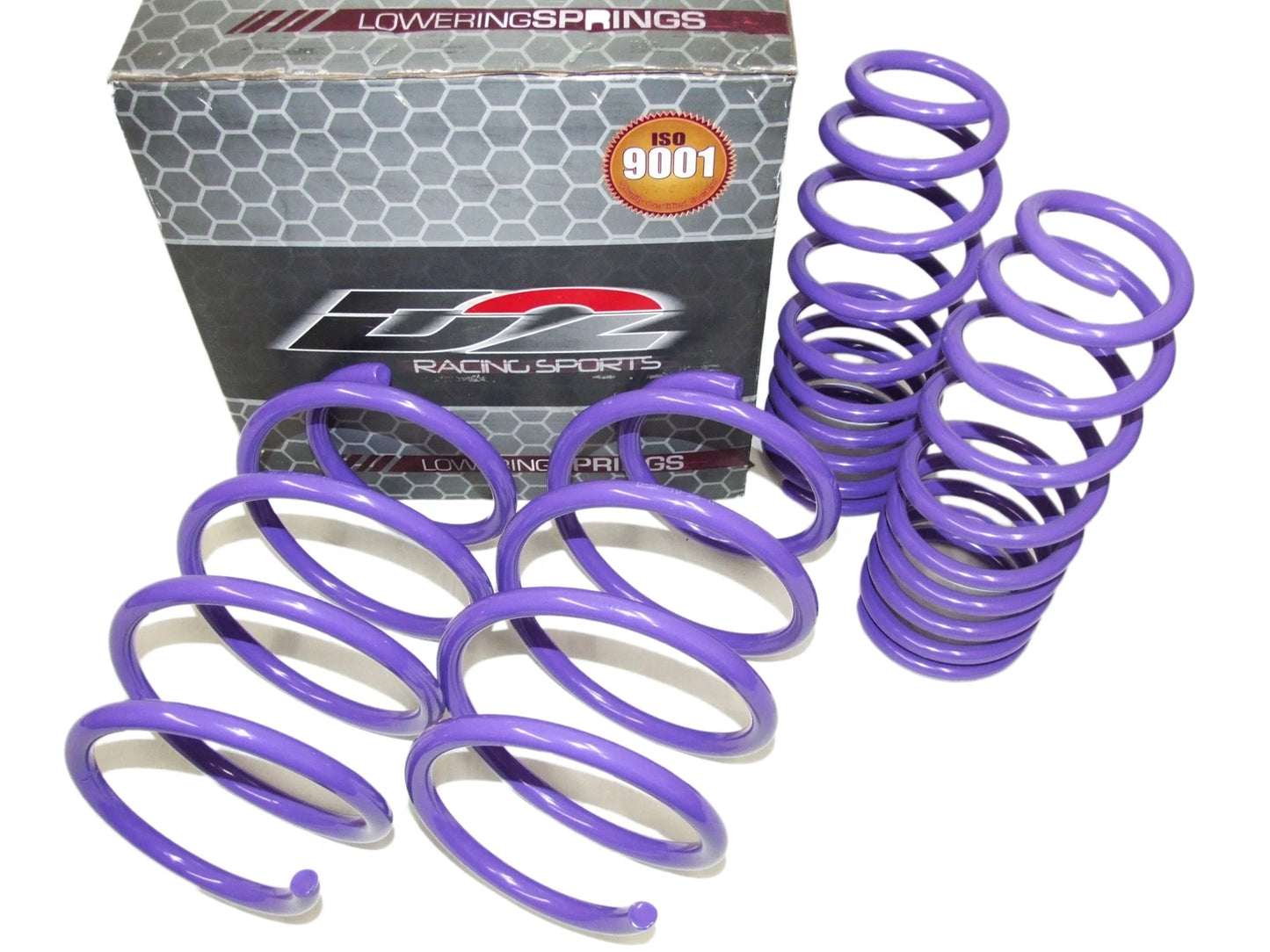D2 Racing PRO Lowering Springs 1.6"F/2.0"R for 2005-2014 Ford Mustang