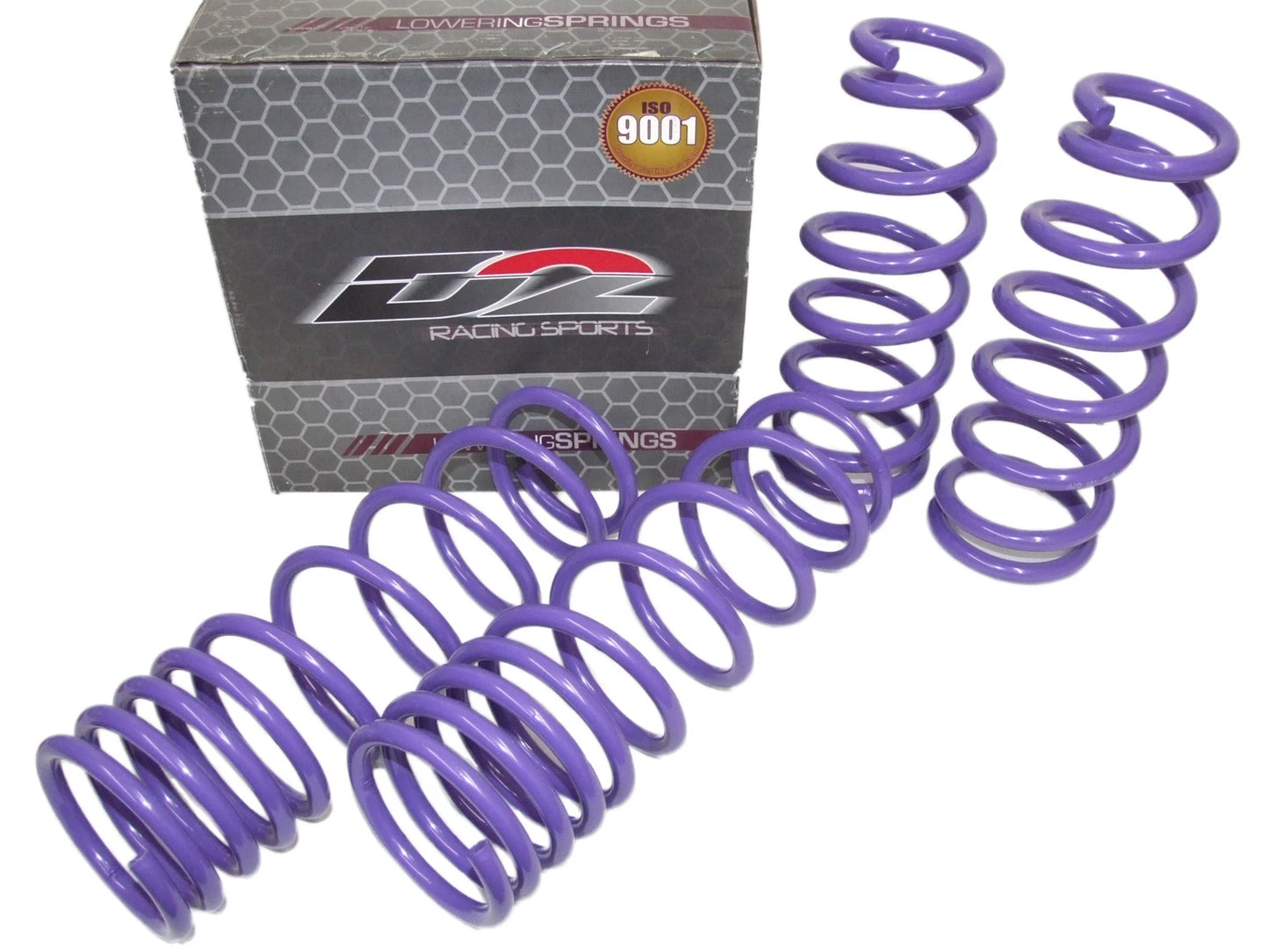 D2 Racing PRO Lowering Springs 2.0"F/2.0"R for 2003-2007 Honda Accord