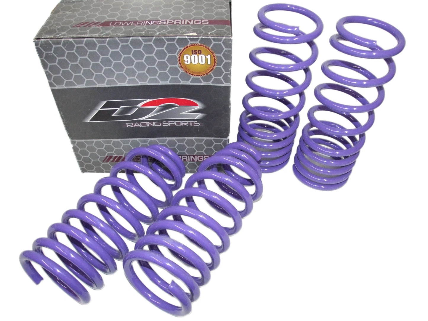 D2 Racing PRO Lowering Springs 2.0"F/1.8"R for 2008-2012 Honda Accord