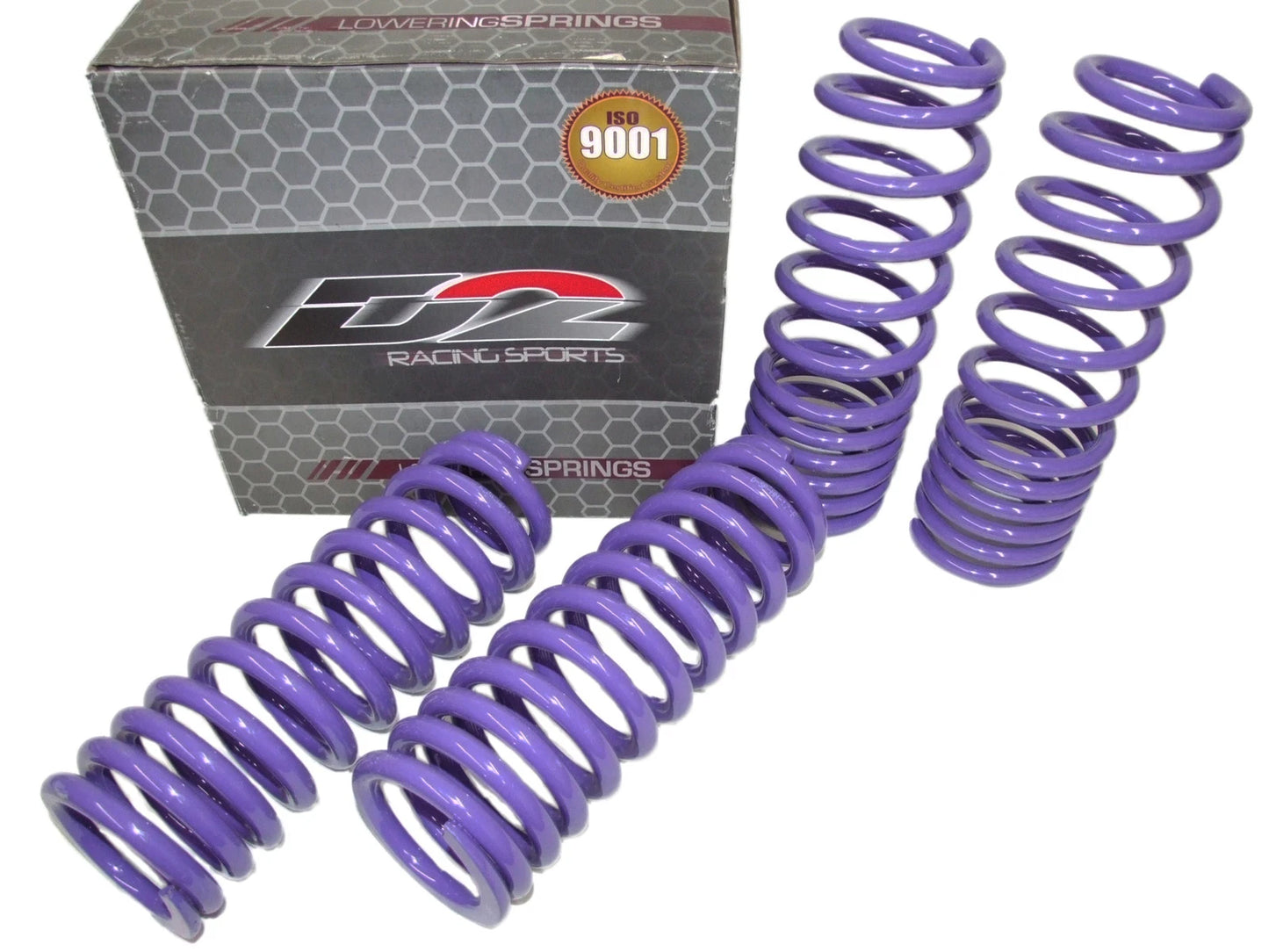 D2 Racing PRO Lowering Springs 2.5"F/2.25"R for 1992-2000 Honda Civic