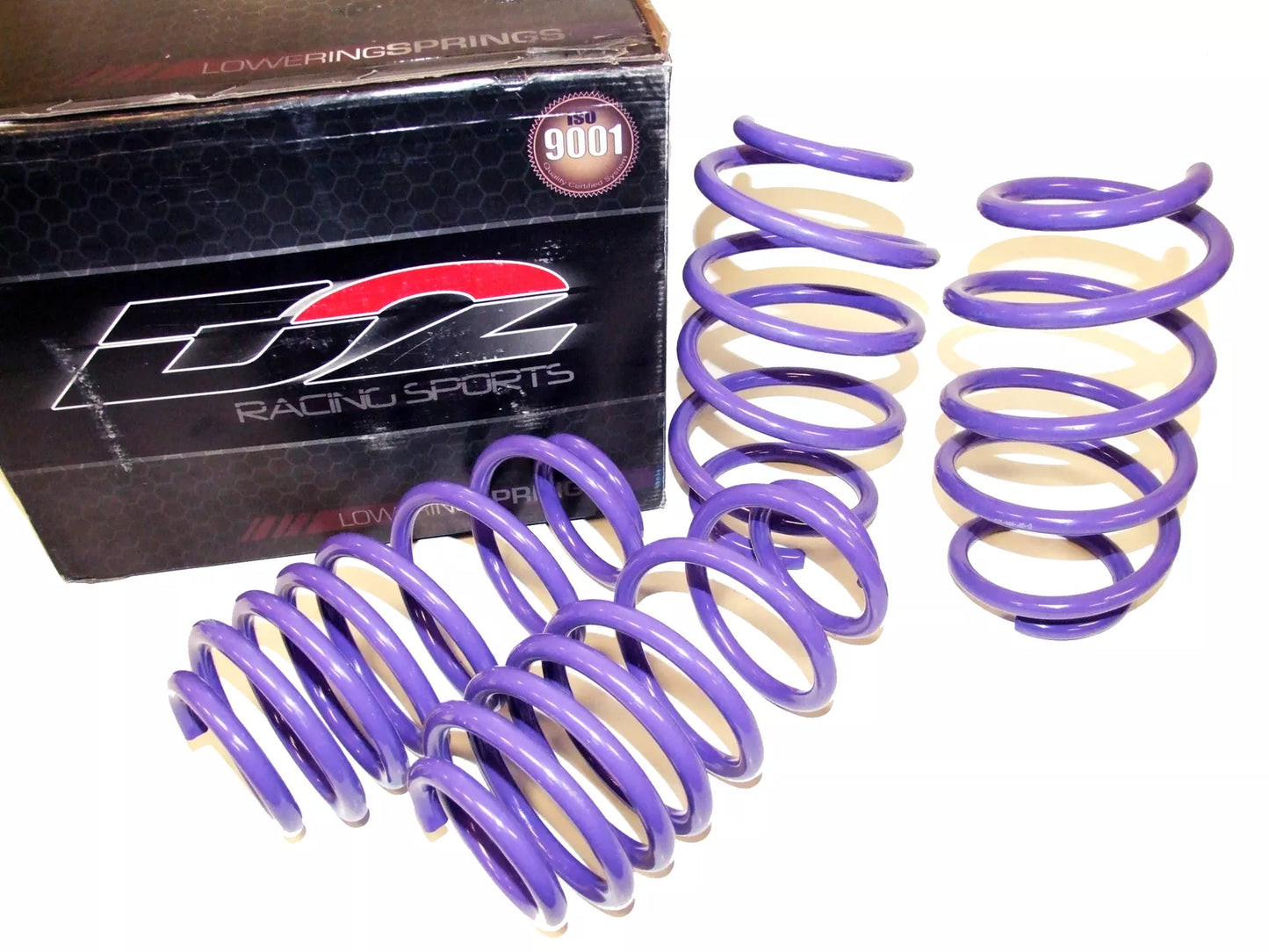 D2 Racing PRO Lowering Springs 2.0"F/2.0"R for 2012-2013 Honda Civic