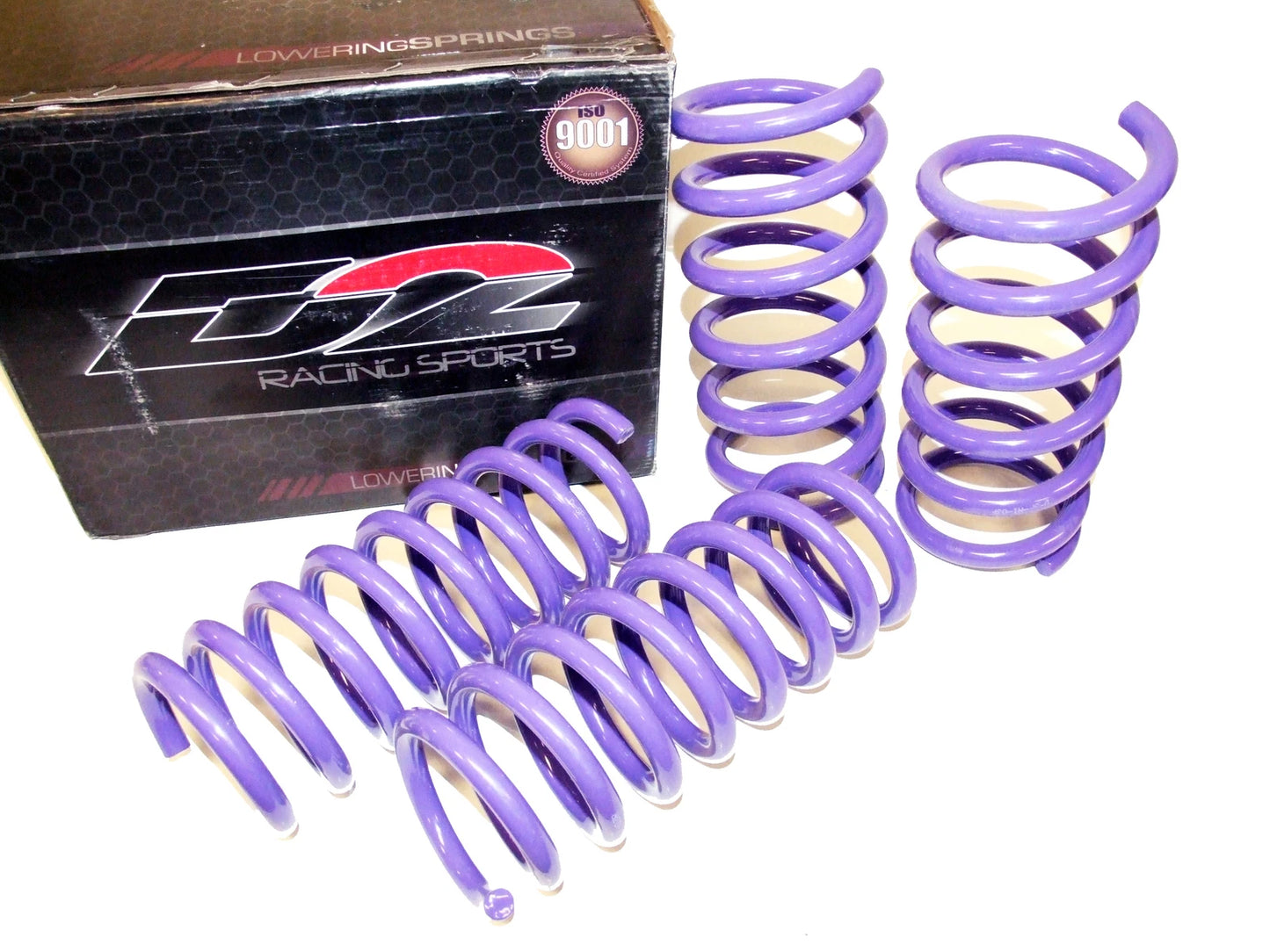 D2 Racing PRO Lowering Springs 1.8"F/1.6"R for 2009-2019 Nissan 370Z