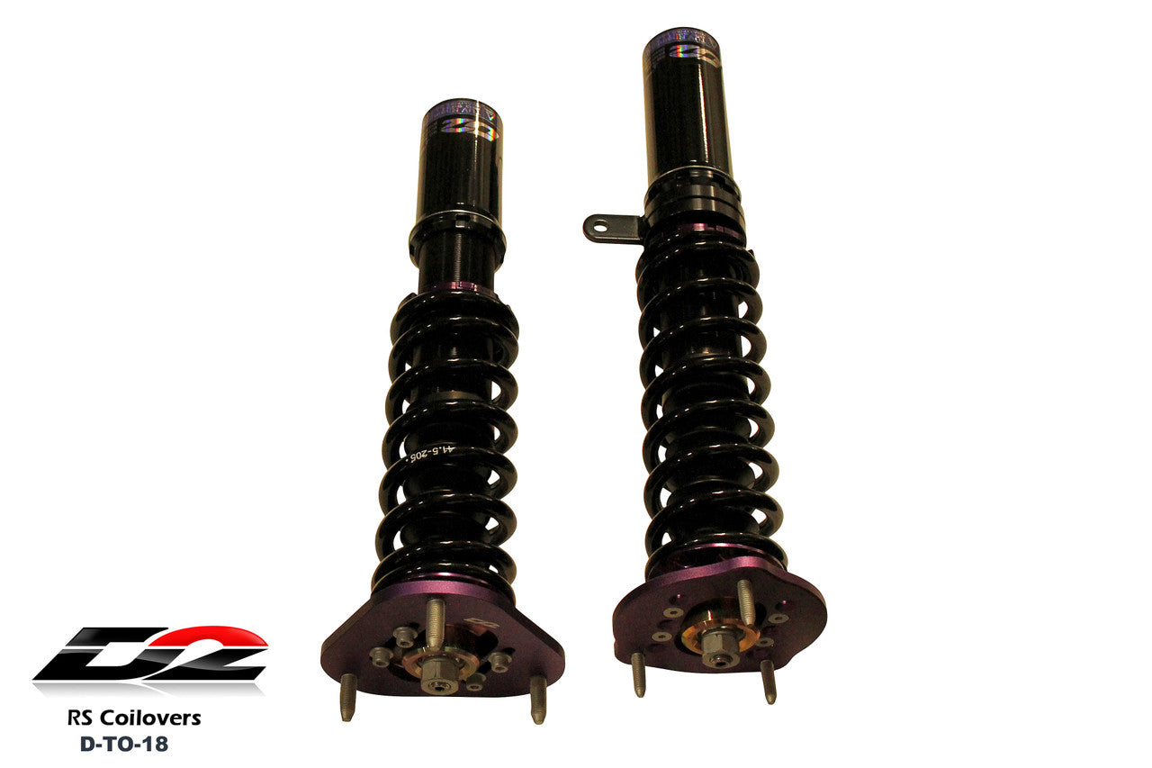 D2 Racing RS Coilovers for 1989-1993 Toyota Celica All Trac/ GTS All Trac (AWD)