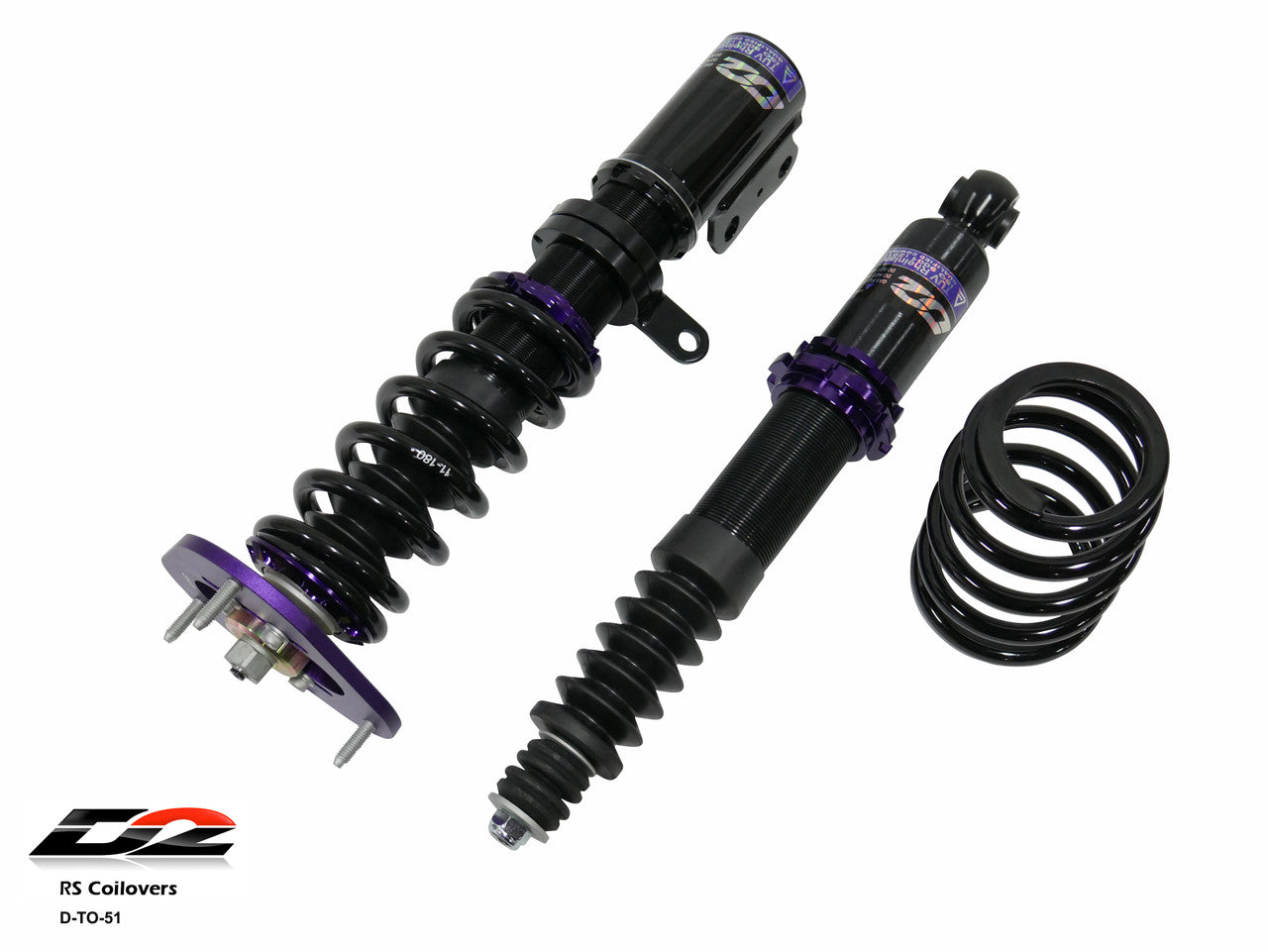 D2 Racing RS Coilovers for 2004-2009 Toyota Prius