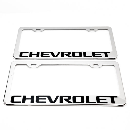 CHEVROLET Stainless Steel Chrome License Plate Frame