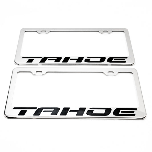 CHEVROLET TAHOE Stainless Steel Chrome License Plate Frame