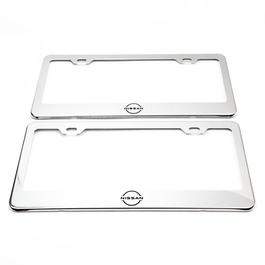 NISSAN Stainless Steel Chrome License Plate Frame