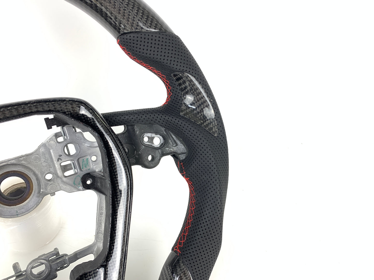 FOR 2018-2024 TOYOTA CAMRY CARBON FIBER & LEATHER STEERING WHEEL
