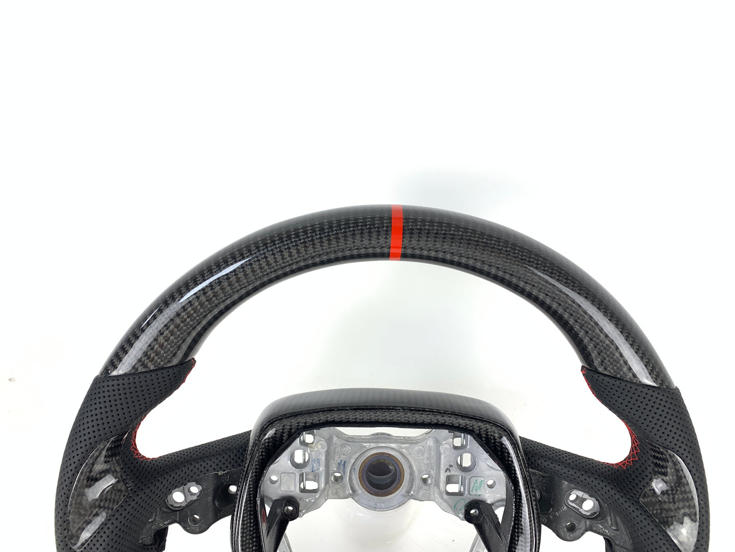 FOR 2018-2024 TOYOTA CAMRY CARBON FIBER & LEATHER STEERING WHEEL