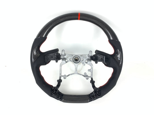 FOR 2014-2021 TOYOTA TACOMA/ 4RUNNER/ TUNDRA CARBON FIBER & LEATHER STEERING WHEEL