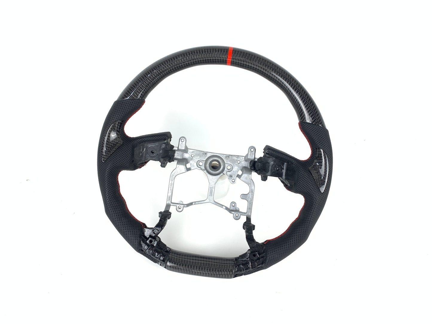 FOR 2014-2021 TOYOTA TACOMA/ 4RUNNER/ TUNDRA CARBON FIBER & LEATHER STEERING WHEEL