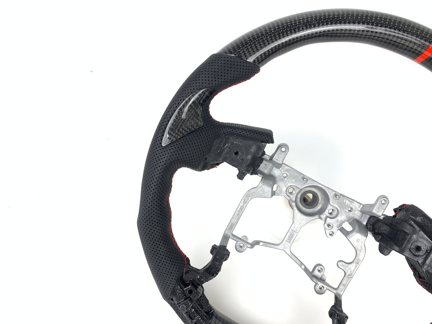 FOR 2014-2021 TOYOTA TACOMA/ 4RUNNER/ TUNDRA CARBON FIBER & LEATHER STEERING WHEEL