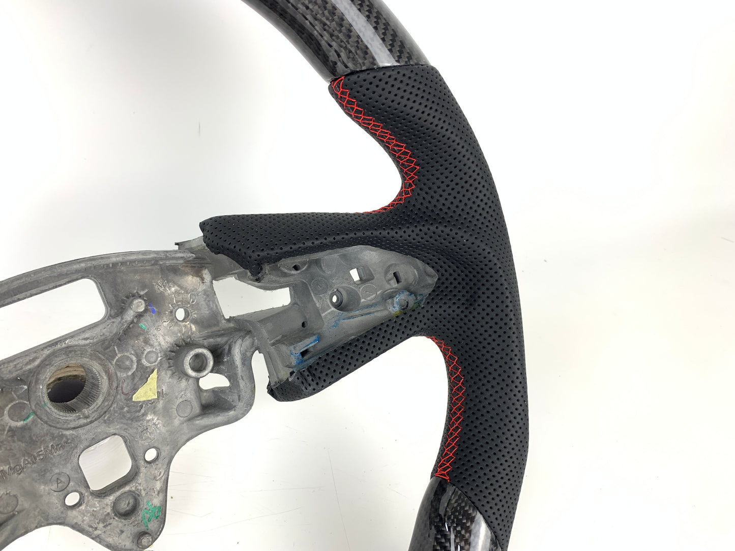 FOR 2020-2023 CADILLAC CT4/CT5 CARBON FIBER & LEATHER STEERING WHEEL