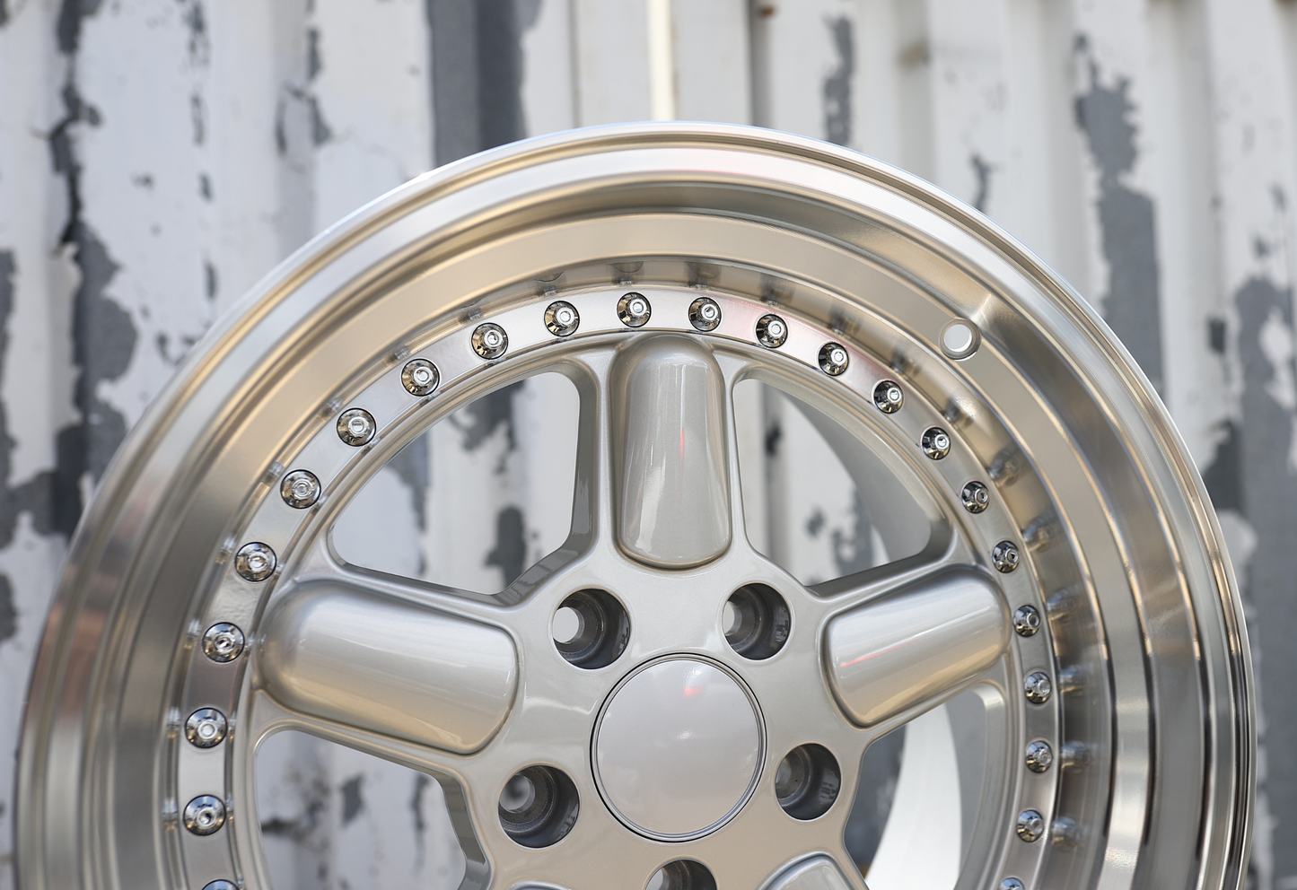 17x10" Silver w/ Machined Lip AC Schnitzer Type 1 Style Wheels (5x120) Fits BMW