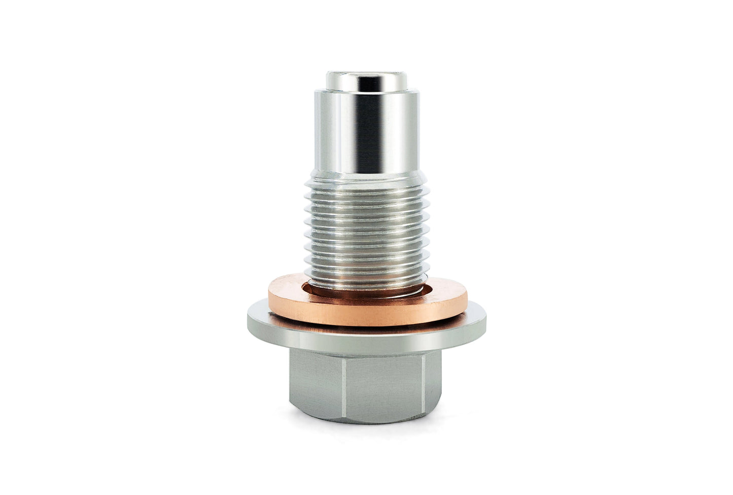 HPS Performance 1/2-20 Stainless Steel Magnetic Oil Drain Plug Bolt