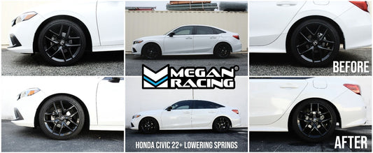 Megan Racing Street-Version Lowering Springs Kit For 22+ Honda Civic FE/FL Gen