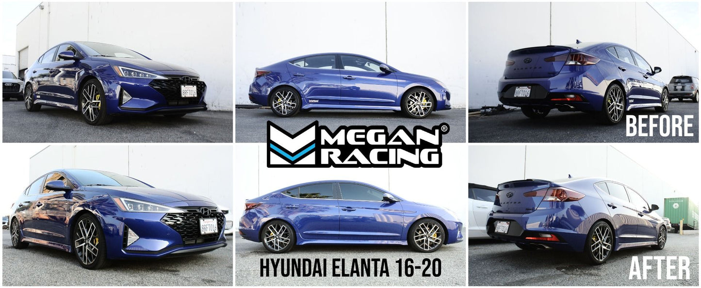 Megan Racing Street-Version Coilover Spring Lowering Kit For 17-20 Hyundai Elantra Sport w/Multi-Link (AD 6th Gen)