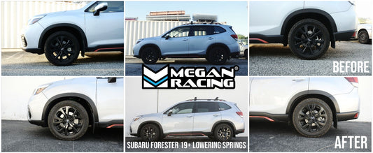 Megan Racing Street-Version Lowering Springs Kit For 19+ Subaru Forester SK Gen