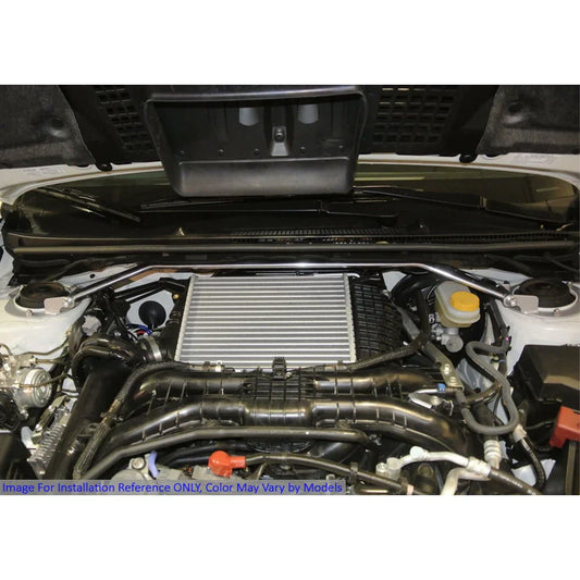 Megan Racing Polish Front Upper Strut Tower Brace Bar For Subaru 14-18 Forester (SJ) / 15-21 WRX STI (VA ) / 16-20 Levorg (VM)