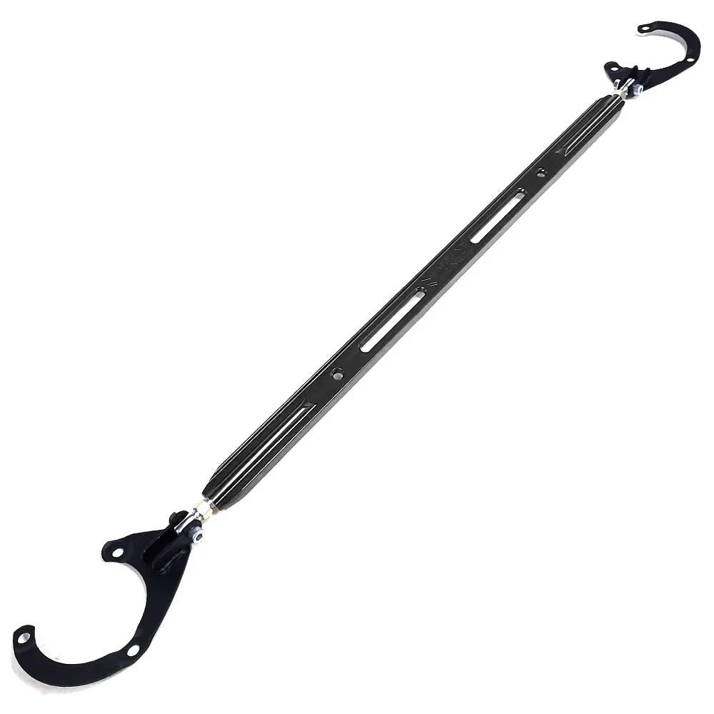 Megan Racing Front Upper Strut Tower Brace Bar For 03-08 Corolla/Matrix E130 - Gunmetal - MR-SB-TCO01FU-G