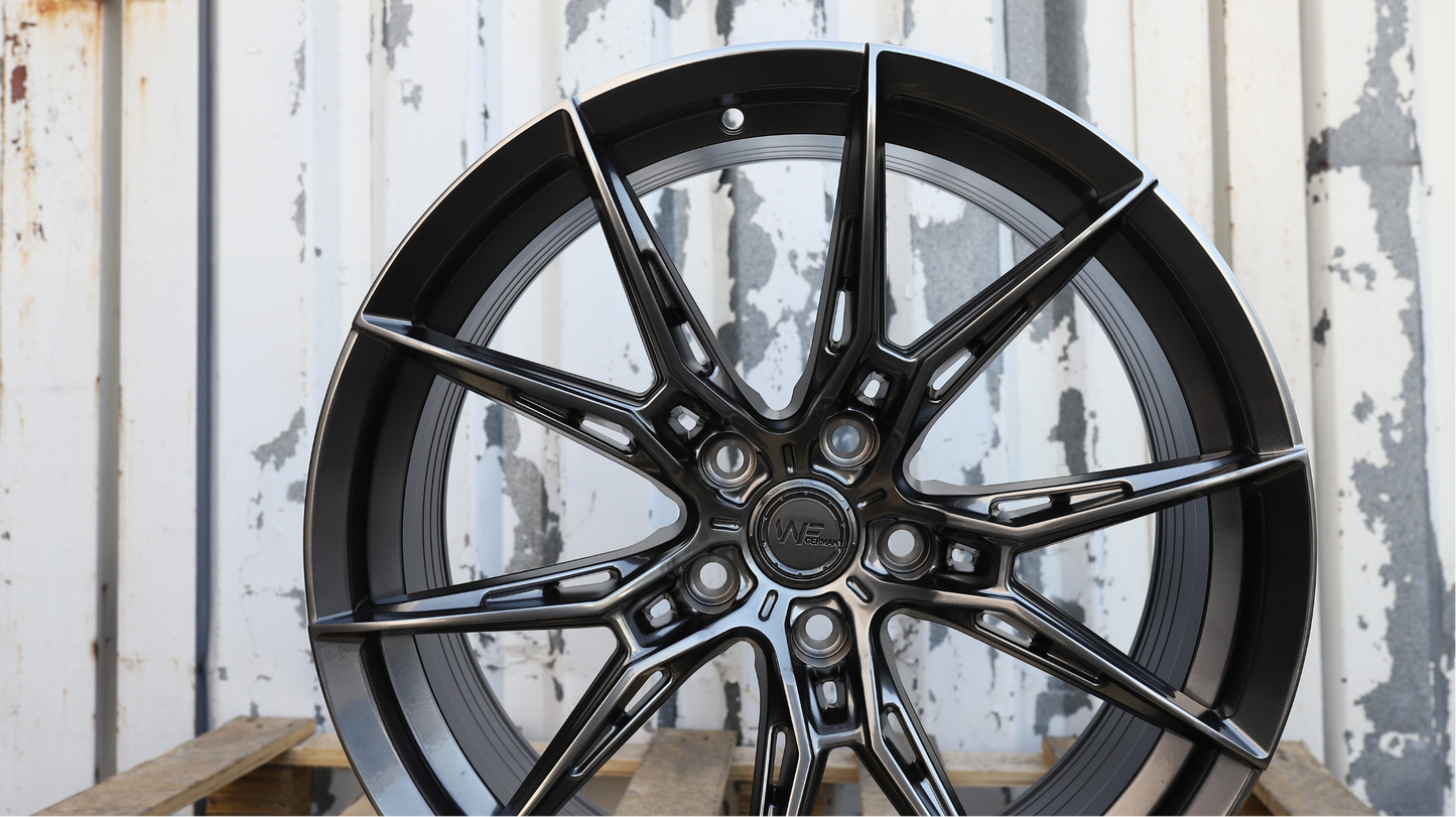 19x9.5" WF R.2-FG Style Wheels (5x114.3) Fits Nissan 350Z 370Z Infiniti G35 G37 Q50 Accord TLX
