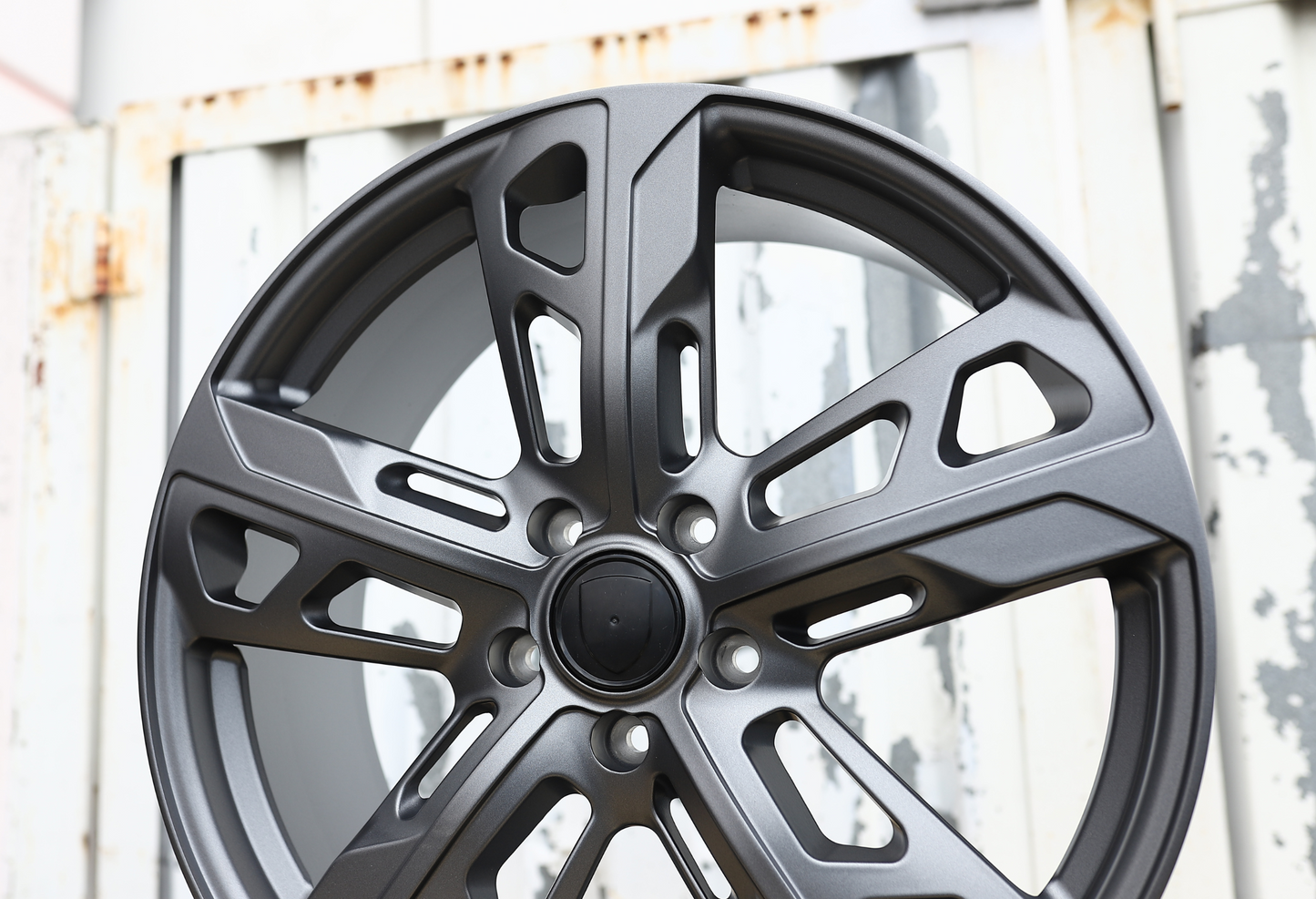 22x10"/22x11.5" Satin Gunmetal GTS Style Wheels (5x130) Fits Porsche Cayenne Panamera Taycan