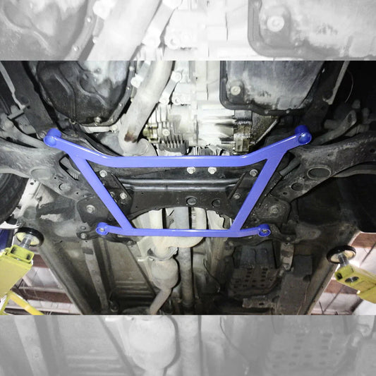 Megan Racing Aluminum Front Lower Subframe H-Bracket Brace For 06-18 RAV4/10-15 Prius - SB-HBTR413