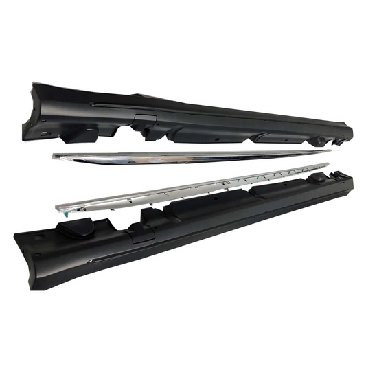 FOR 2015-2021 MERCEDES-BENZ W205 C CLASS & C63 SEDAN/COUPE AMG STYLE SIDE SKIRT ROCKER PANEL