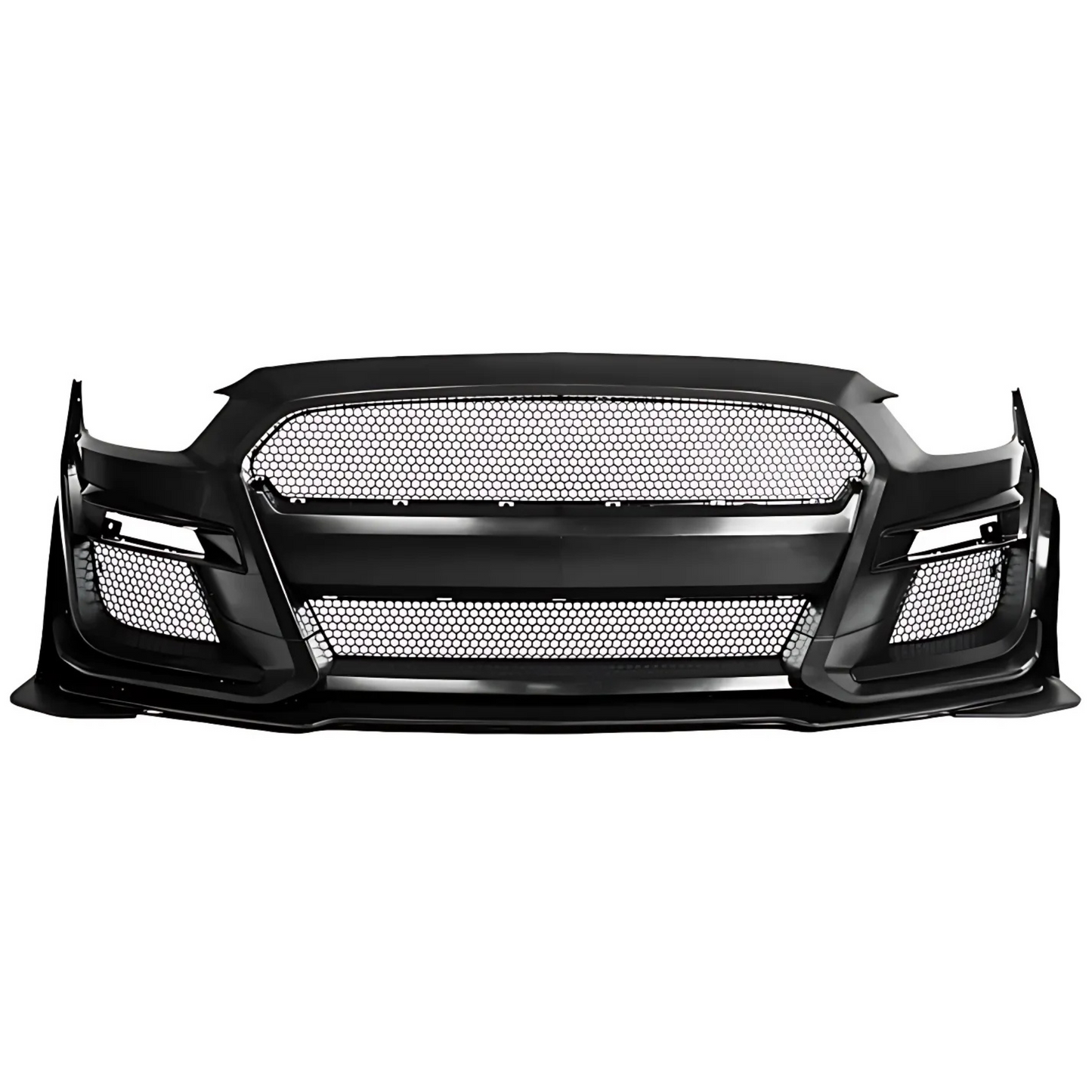 FOR 2015-2017 FORD MUSTANG FRONT GT500 STYLE CONVERSION BUMPER KIT