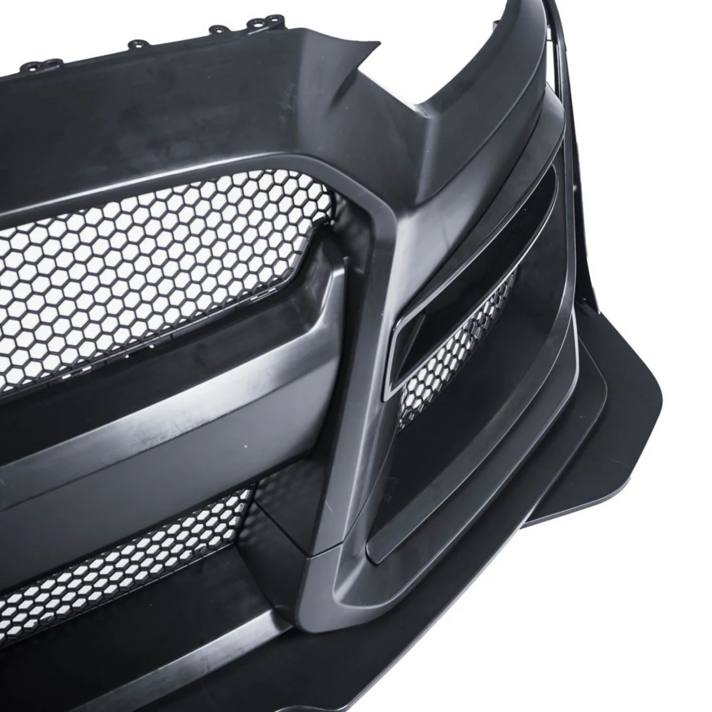 FOR 2015-2017 FORD MUSTANG FRONT GT500 STYLE CONVERSION BUMPER KIT