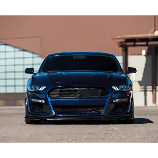 FOR 2018-2023 FORD MUSTANG FRONT GT500 STYLE CONVERSION BUMPER KIT
