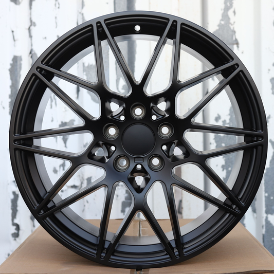 19" Satin Black 666M Style (5x120) Wheels Fits BMW E90 F30 F10 G30 3 5 7 Series X5 X6
