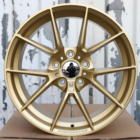 20" Satin Gold 763M Style Wheels (5x112) Fits BMW G20 G30 M3 M4 X3 X5 3 4 5 Series