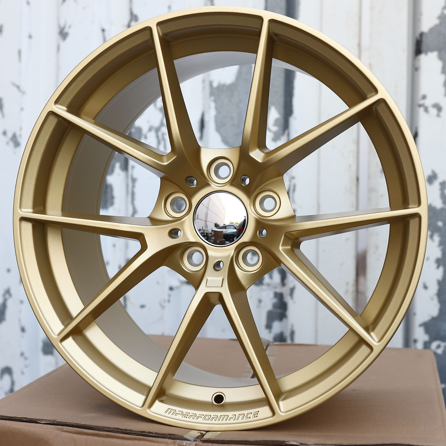 20x8.5"/20x9.5" Satin Gold 763M Style Wheels (5x112) Fits BMW G20 G30 X3 X5 3 4 5 Series