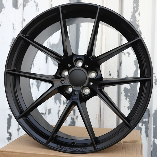 18" Satin Black 763M Style Wheels (5x120) Fits BMW E90 F30 E60 F10 3 5 7 Series X5 X6