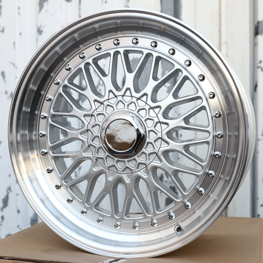 18" BBS Super RS Style Wheels (5x100/5x114.3) Fits 350Z 370Z G37 WRX BRZ Supra IS