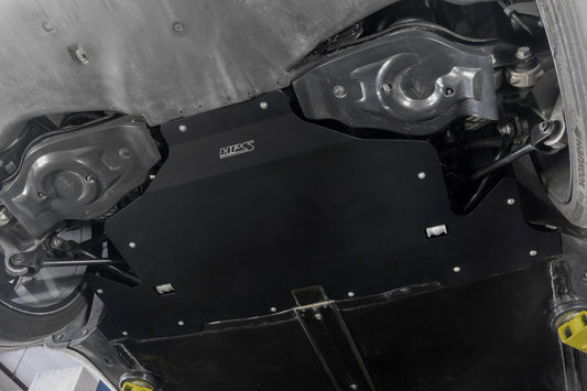 HPS Black Front & Rear Engine Skid Plate Undertray Protection Shield For Tesla 17-23 Model 3/20-23 Model Y