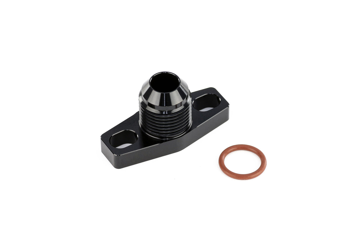 HPS Performance -10 Male Turbo Drain Aluminum Flange Adapter