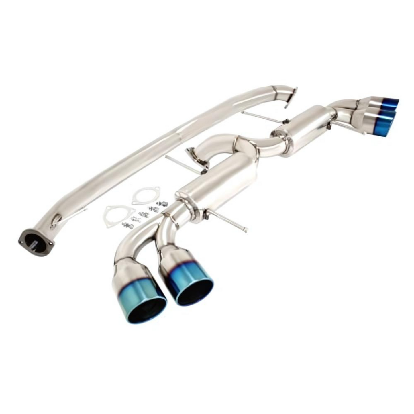 Manzo Stainless Stainless Steel Catback Exhaust System for 2009-2015 Nissan GTR R35