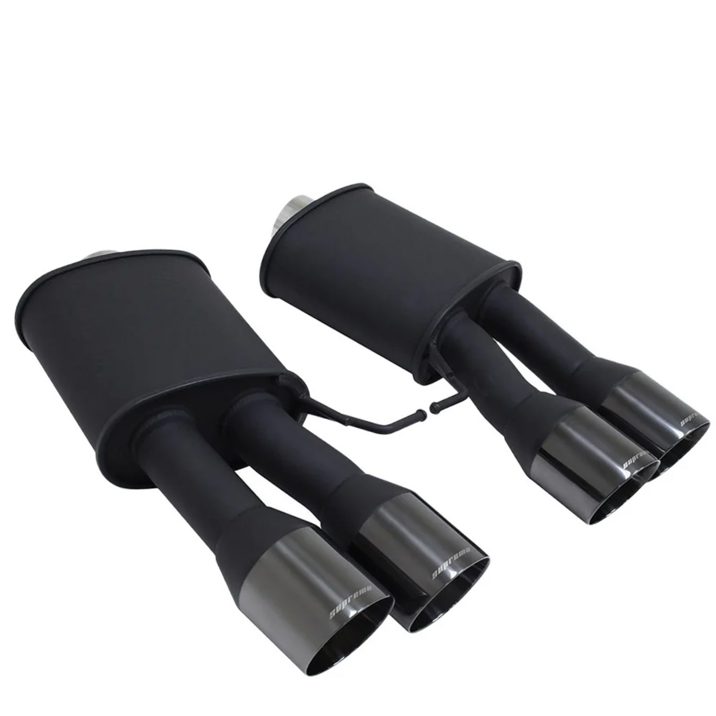 Megan Racing Supremo Axle Back Exhaust System Black Tip For BMW M6 F13/M6 Gran Coupe F06