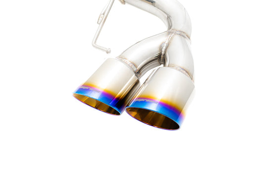 Megan Racing Supremo Stainless Axle Back Exhaust System+Quad Burnt Tip For 18+ BMW M5 F90