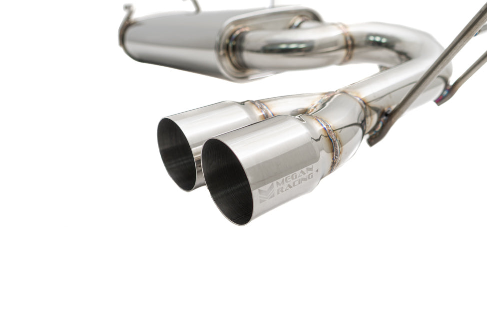 Megan Racing Exhaust System (V2 Dual Tip) for 2016+ Mazda MX-5 Miata — MR-ABE-MMX515-V2