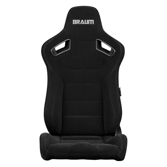 BRAUM Elite Sport Seats (Reclining - Black Jacquard Cloth) BRR1-BFGS