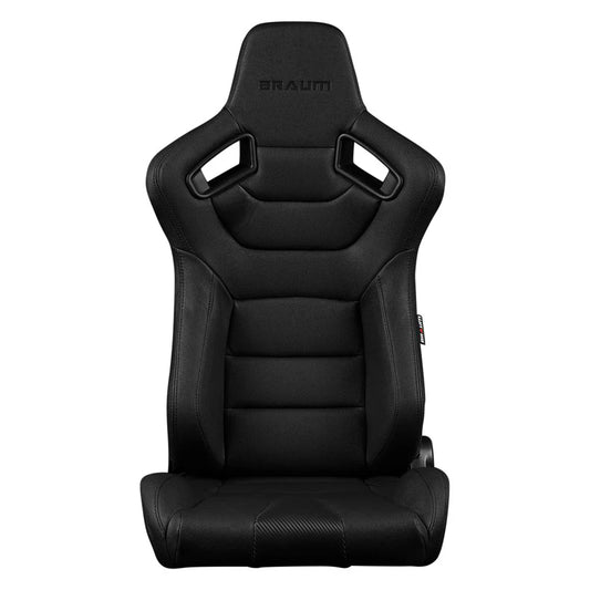 BRAUM Elite Sport Seats (Reclining - Black/Black Stitch Leatherette) BRR1-BKBS