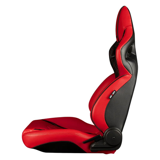 BRAUM Orue Seats (Reclining Red w/ Diamond) Leatherette