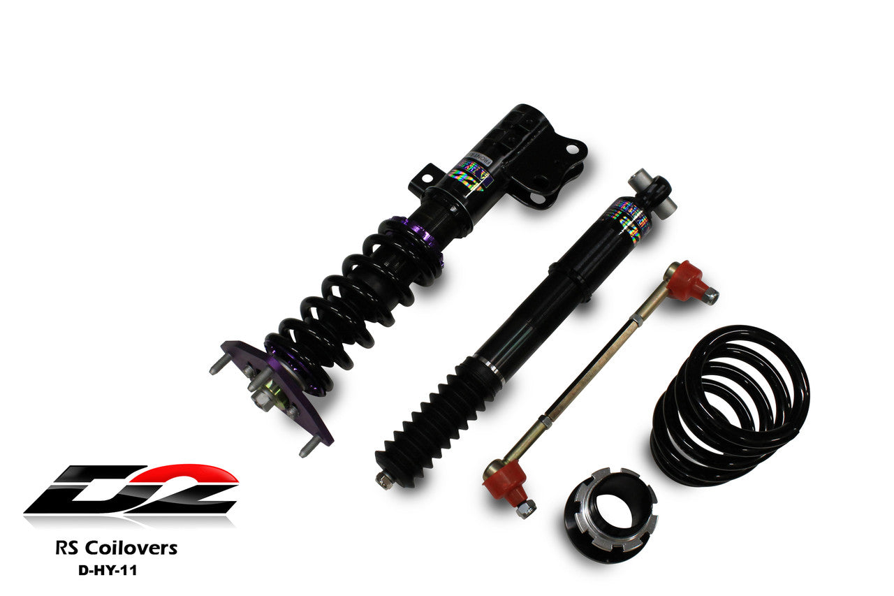 D2 Racing RS Coilovers for 2010-2016 Hyundai Genesis Coupe